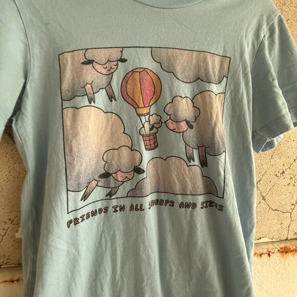 Cavetown Band T Shirt 2022 Tour Merch Graphic Tee Pastel Blue Indie Style Small - Picture 2 of 4